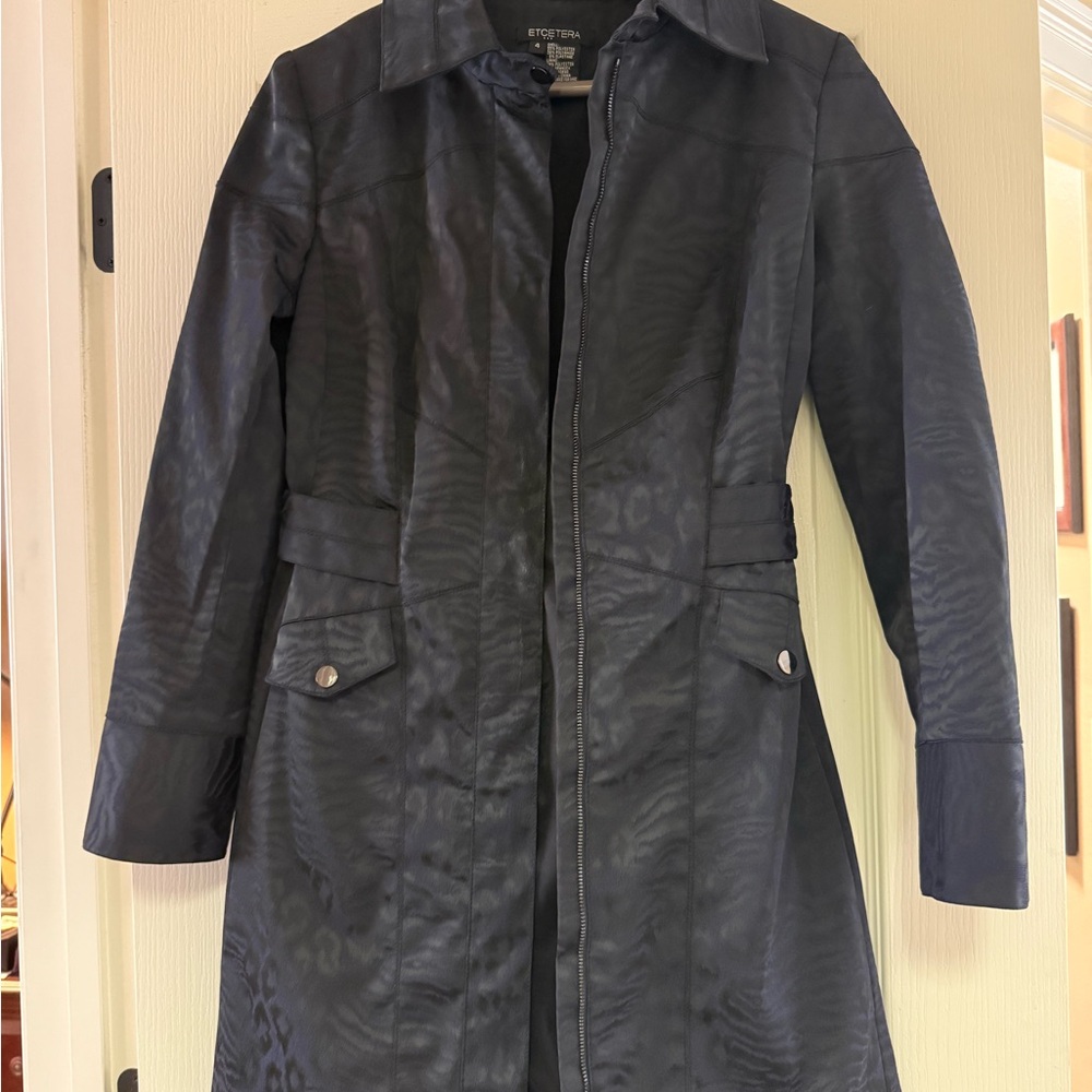 Etcetera Navy Trench Coat - Women’s 4
